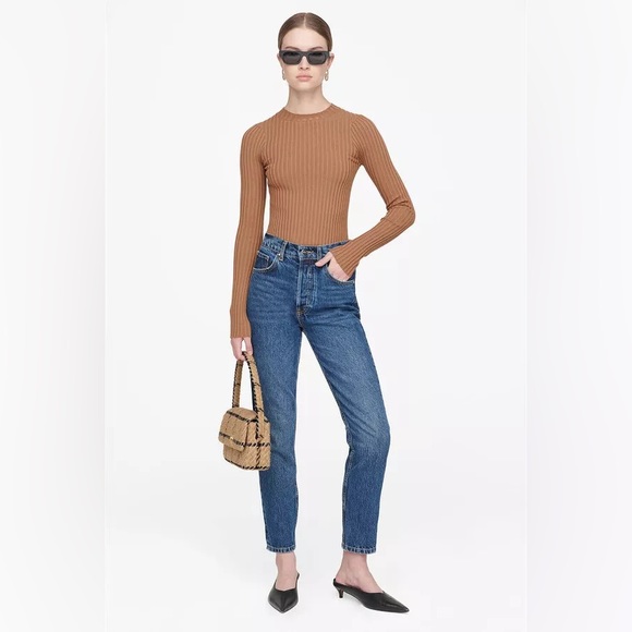 Anine Bing Cecily Top Camel Firm on price - Picture 3 of 4